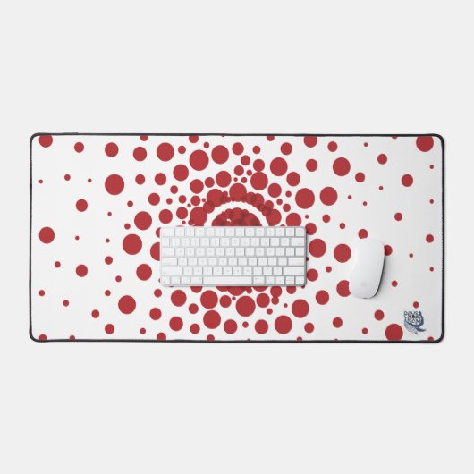 円 デスクマット (キーボード&マウス)