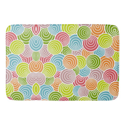 円 バスマット (正面)