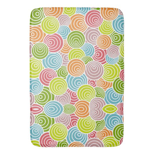 円 バスマット (正面縦)