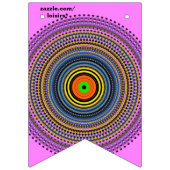 円 バンティングフラッグ (第1の旗)