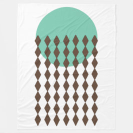 円 フリースブランケット