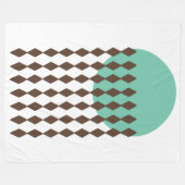 円 フリースブランケット (正面(横))