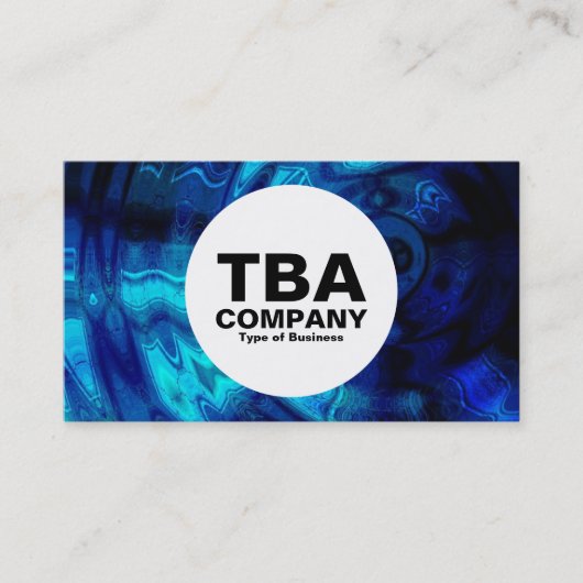 円 – ブルーウォーター 名刺 (正面)