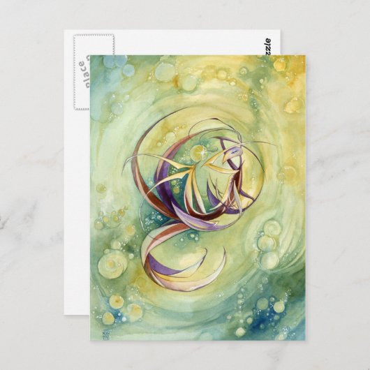 円 ポストカード (正面/裏面)