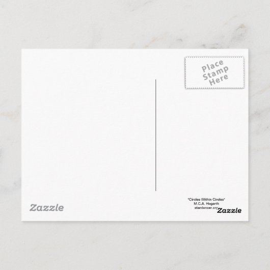 円 ポストカード (裏面)