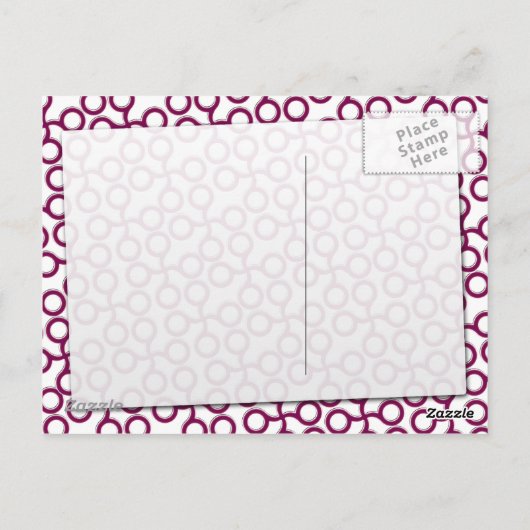 円 ポストカード (裏面)