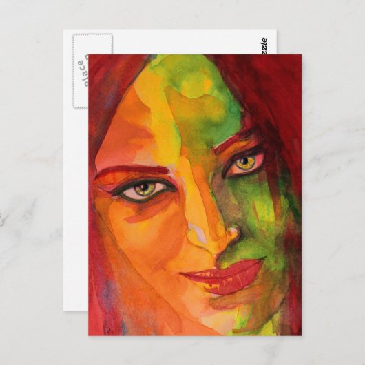 円 ポストカード (正面/裏面)