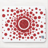 円 マウスパッド (正面)