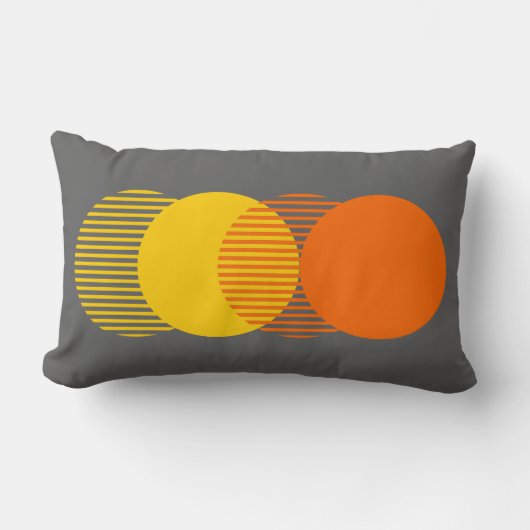 円 – ミニマル ランバークッション (正面)