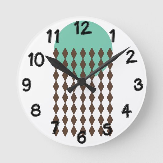 円 ラウンド壁時計 (正面)