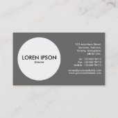 円-三角形-マゼンタ 名刺 (裏面)