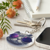 円（両面）キーチェーン キーホルダー (正面右)