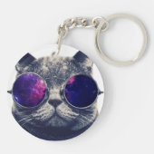 円（両面）キーチェーン キーホルダー (裏面)