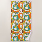 円、円 ビーチタオル (正面)