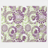 円、円 フリースブランケット (正面(横))