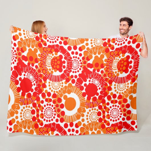 円、円 フリースブランケット (インサイチュ)