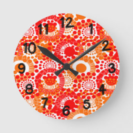 円、円 ラウンド壁時計