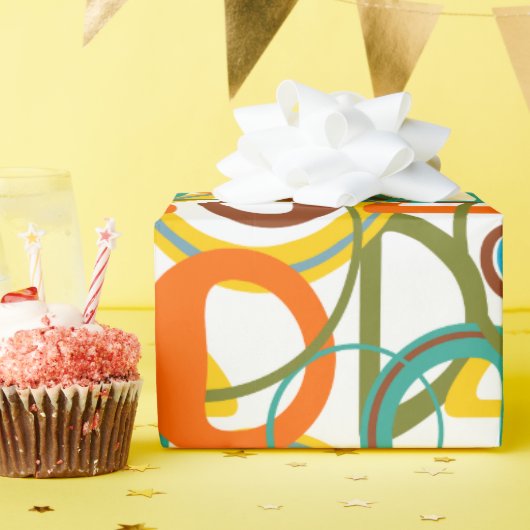 円、円 ラッピングペーパー (誕生日パーティー)
