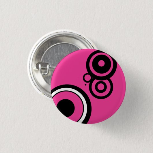 円、円 缶バッジ (正面&裏面)