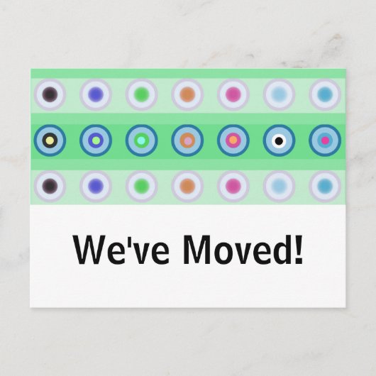 円 – 引っ越しました! 案内ポストカード (正面)