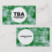 円 – 抽象芸術コットンウール 名刺 (正面/裏面)