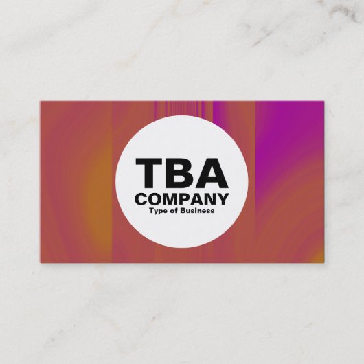 円 – 抽象芸術テクスチャ 名刺 (正面)