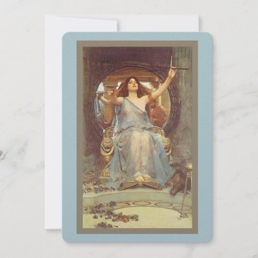 円 招待状 (正面)