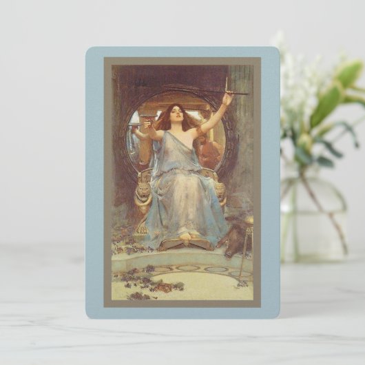 円 招待状 (スタンド正面)