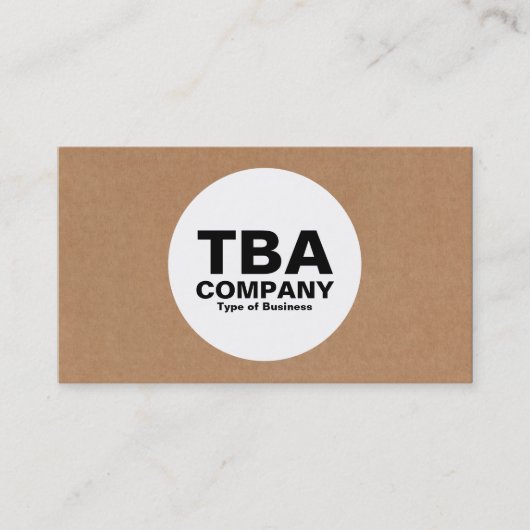 円-板紙箱 名刺 (正面)