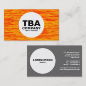 円 – 火の水 名刺 (正面/裏面)