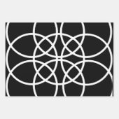 円（白） ラッピングペーパーシート (正面3)