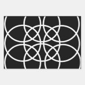 円（白） ラッピングペーパーシート (正面)