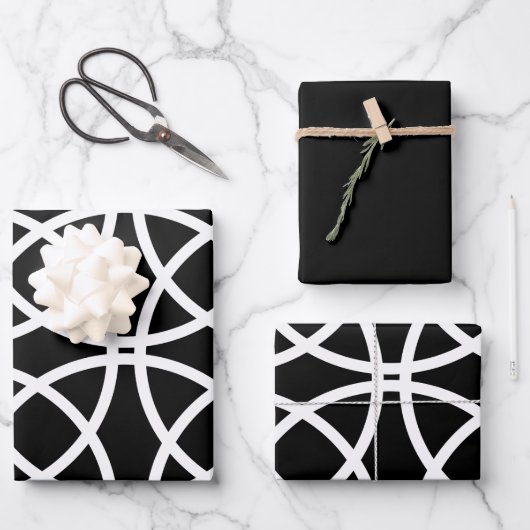 円（白） ラッピングペーパーシート (正面)