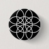 円(白) 缶バッジ (正面)
