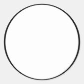 円(空白のテキストの追加) ラウンドシール (正面)