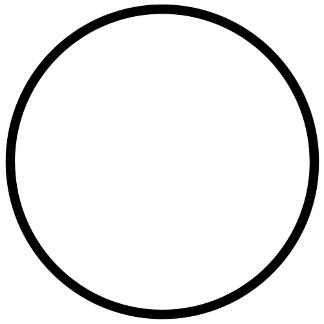 円(空白のテキストの追加) ラウンドシール