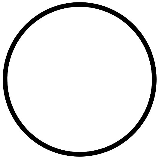 円(空白のテキストの追加) ラウンドシール