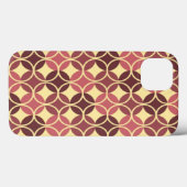 円 – 紫とクリーム Case-Mate iPhoneケース (裏面 (横))
