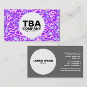 円 – 紫プラズマ 名刺 (正面/裏面)