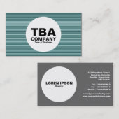 円 – 線分 名刺 (正面/裏面)