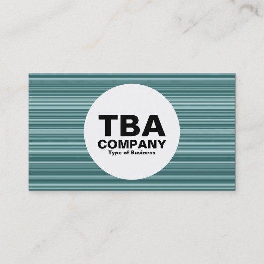 円 – 線分 名刺 (正面)