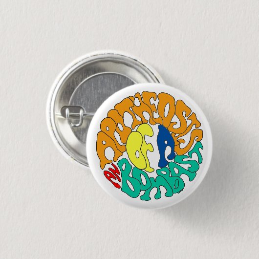 円 缶バッジ (正面&裏面)