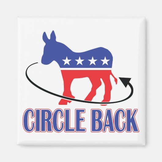 円 – 背面 マグネット (正面)