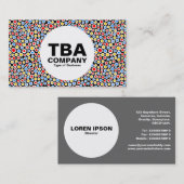 円 – 色点パターン230515 名刺 (正面/裏面)