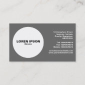 円 – 花素晴らし崗岩 名刺 (裏面)