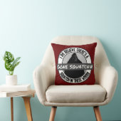 円-行ったSquatchin -これらの森のSquatch クッション (椅子)