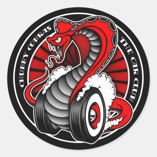 円（赤） 3" ラウンドシール (正面)