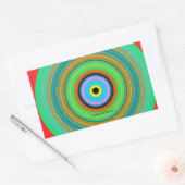 円 長方形シール (封筒)