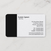 円(Altバージョン) – 黒(金ゴールドラウンドコーナー) 名刺 (裏面)