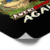 再おもしろいびアメリゲーターをドナルド・パロディ・アメリカンにする ポスター (角)